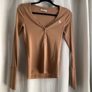 Abercrombie Long Sleeve Icon Henley